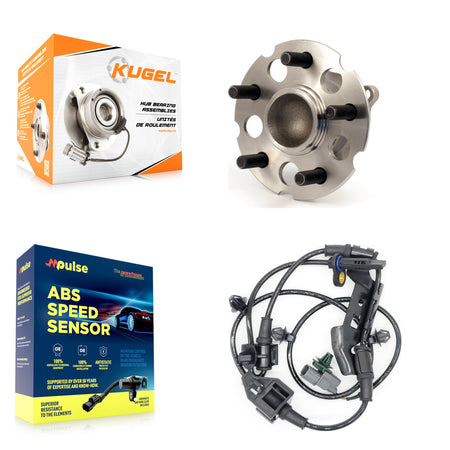 Rear Wheel Hub Bearing & Sensor Kit For Honda Odyssey 3.5L with 4-Wheel ABS Harness K7S-100504