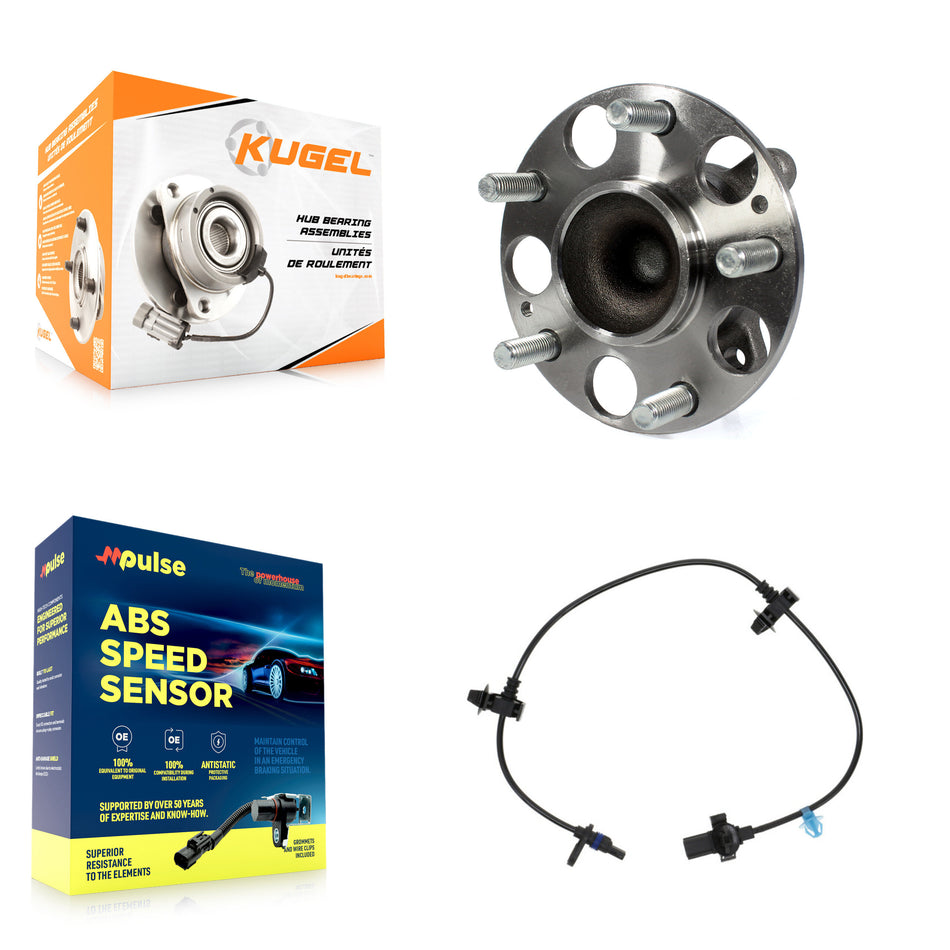 Rear Wheel Hub Bearing And ABS Sensor Kit For Honda Civic with Harness K7S-100520