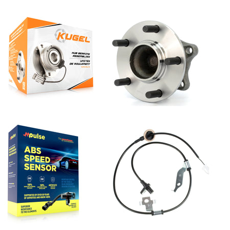 Rear Wheel Hub Bearing ABS Sensor Kit For Mazda 6 3.7L 2.5L with 4-Wheel Harness K7S-100521