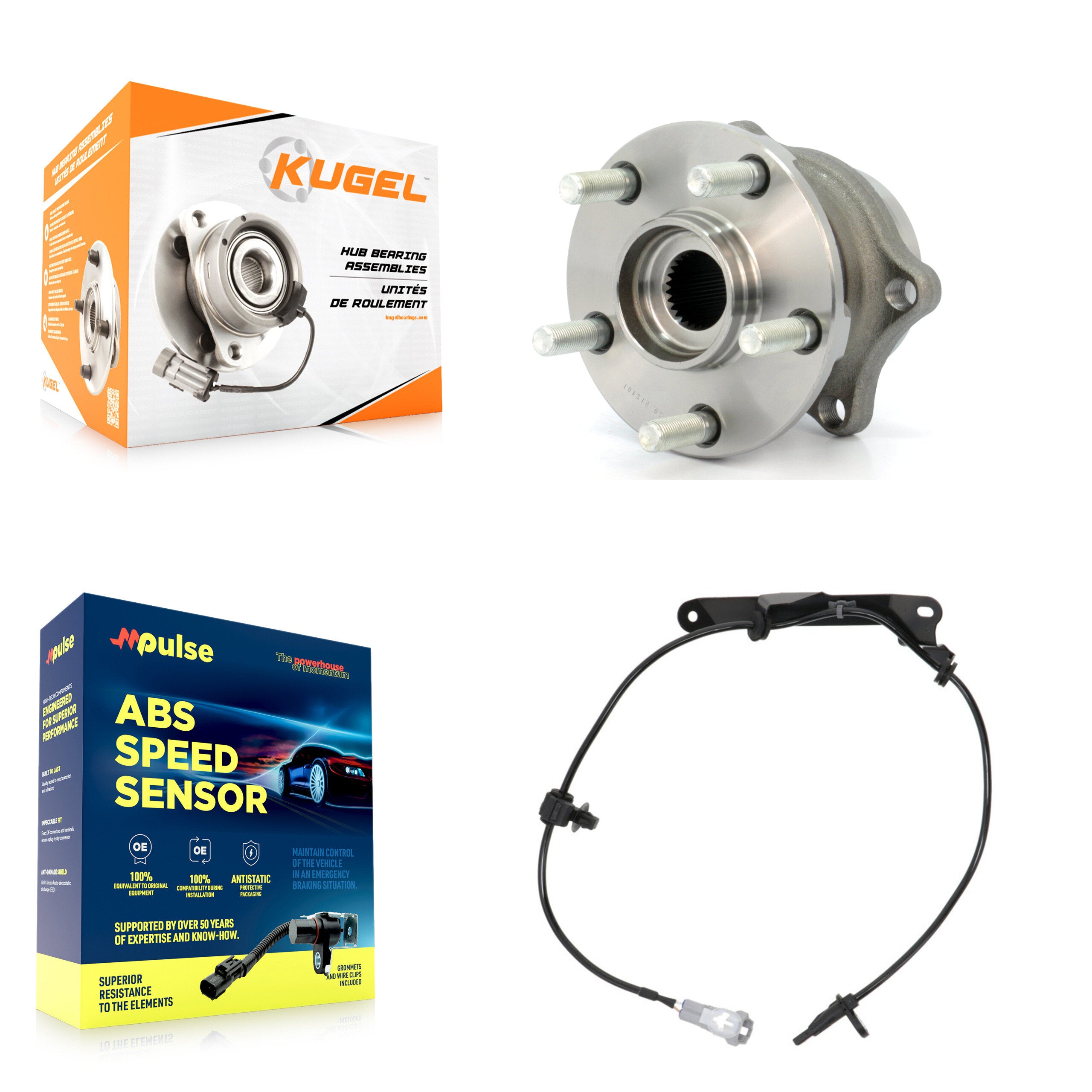 Rear Wheel Hub Bearing And ABS Sensor Kit For Subaru Legacy K7S-100523