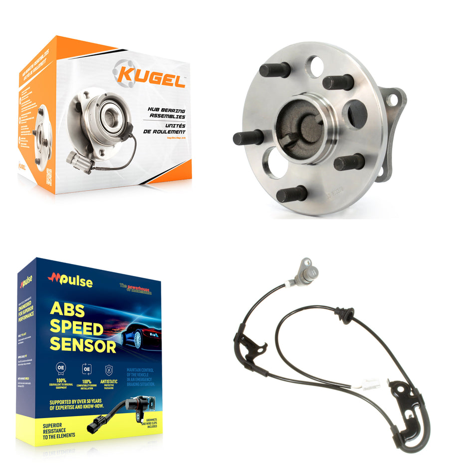 Rear Wheel Hub Bearing Sensor Kit For Toyota Camry Solara Avalon Lexus ES300 with Harness K7S-100535