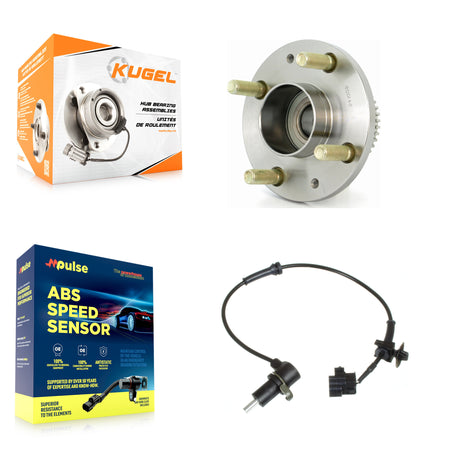 Rear Wheel Hub Bearing & ABS Sensor Kit For 2005-2006 Pontiac Wave 1.6L with 4-Wheel K7S-100549