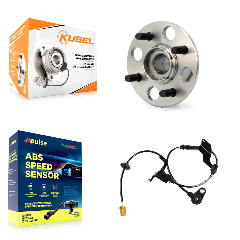 Rear Wheel Hub Bearing And ABS Sensor Kit For Honda Civic Built In Japan with Harness K7S-100551