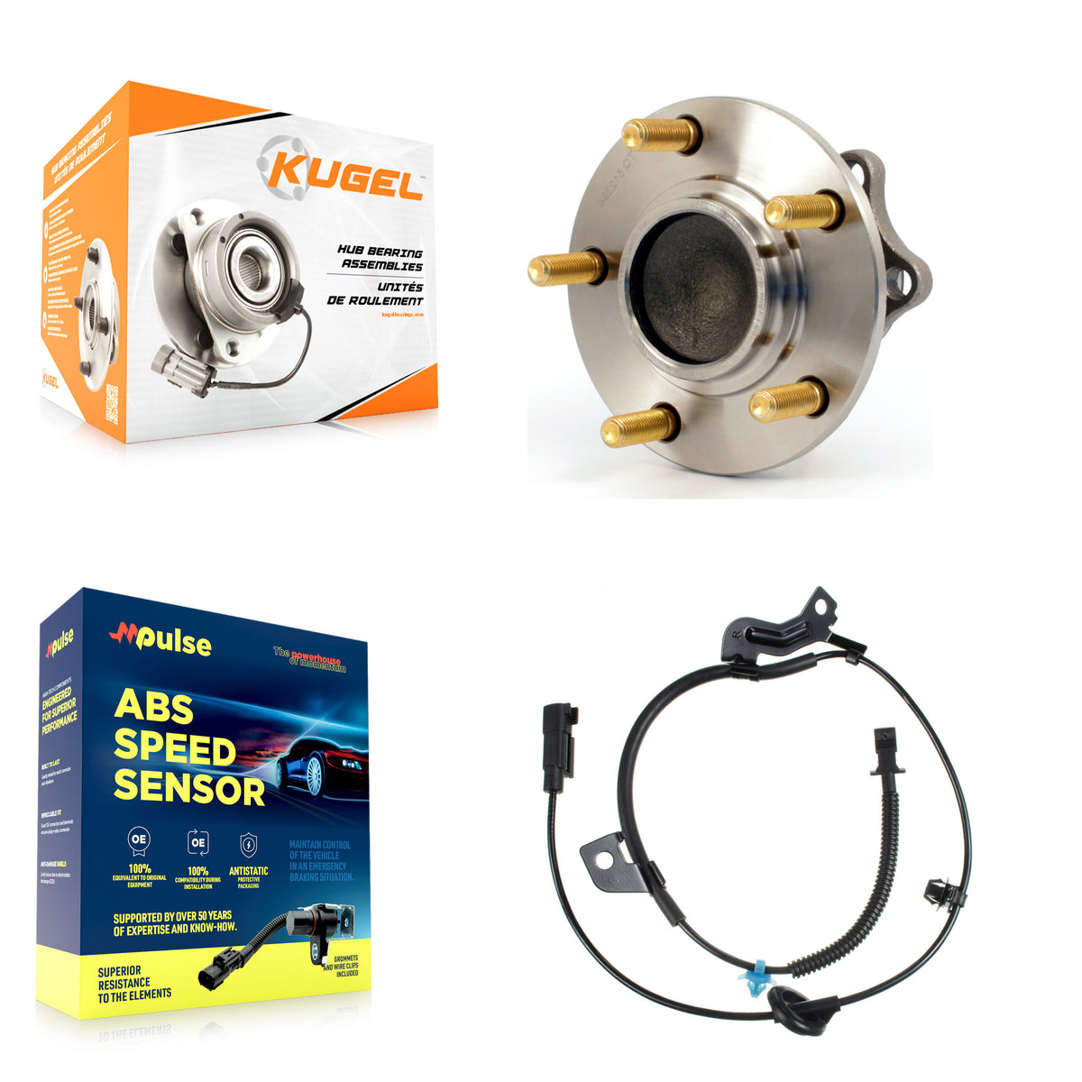 Rear Wheel Hub Bearing And ABS Sensor Kit For Mitsubishi Lancer K7S-100567