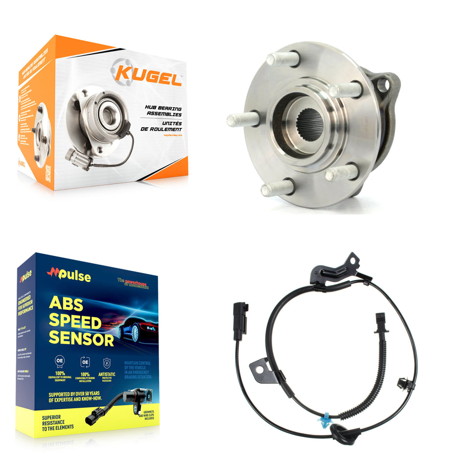 Rear Wheel Hub Bearing & ABS Sensor Kit For 2011 Mitsubishi Outlander Sport with Harness K7S-100570