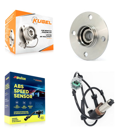 Rear Wheel Hub Bearing And ABS Sensor Kit For Nissan Sentra 1.8L with 4-Wheel K7S-100571