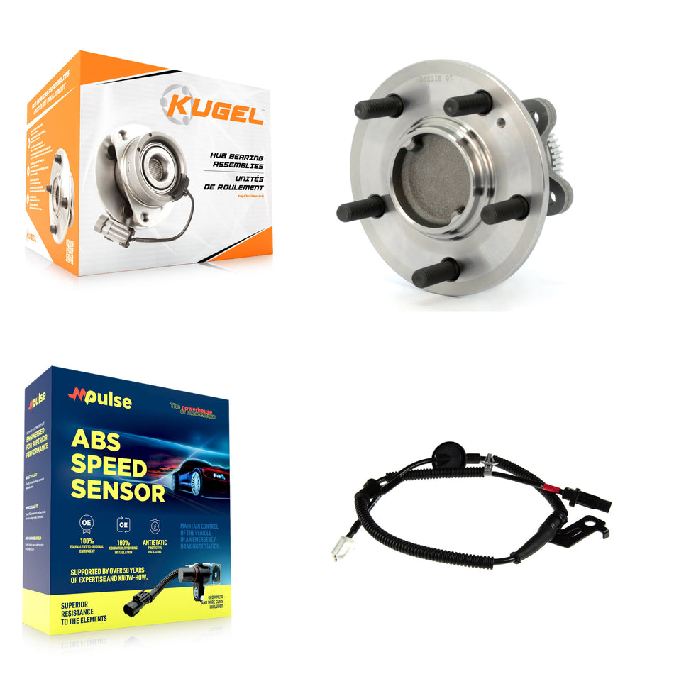 Rear Wheel Hub Bearing ABS Sensor Kit For 2006 Hyundai Sonata To 09 27 with Harness K7S-100593
