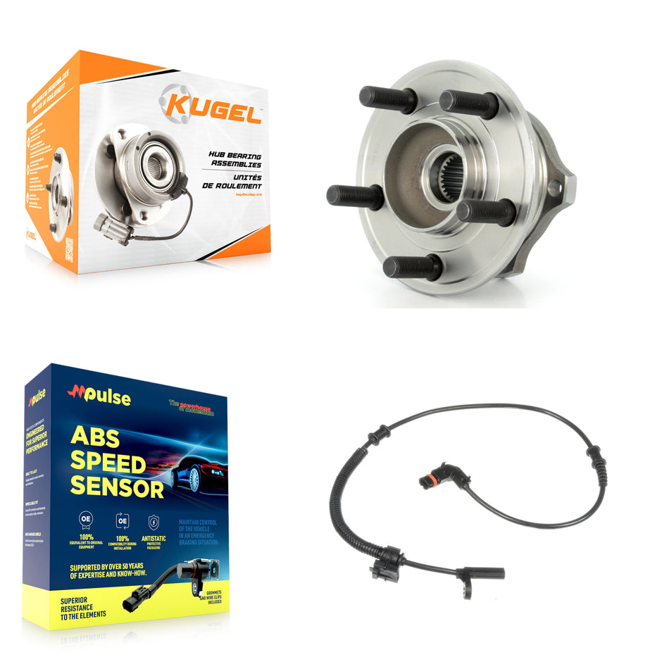 Rear Wheel Hub Bearing ABS Sensor Kit For Chrysler 300 Dodge Charger Magnum with Harness K7S-100600