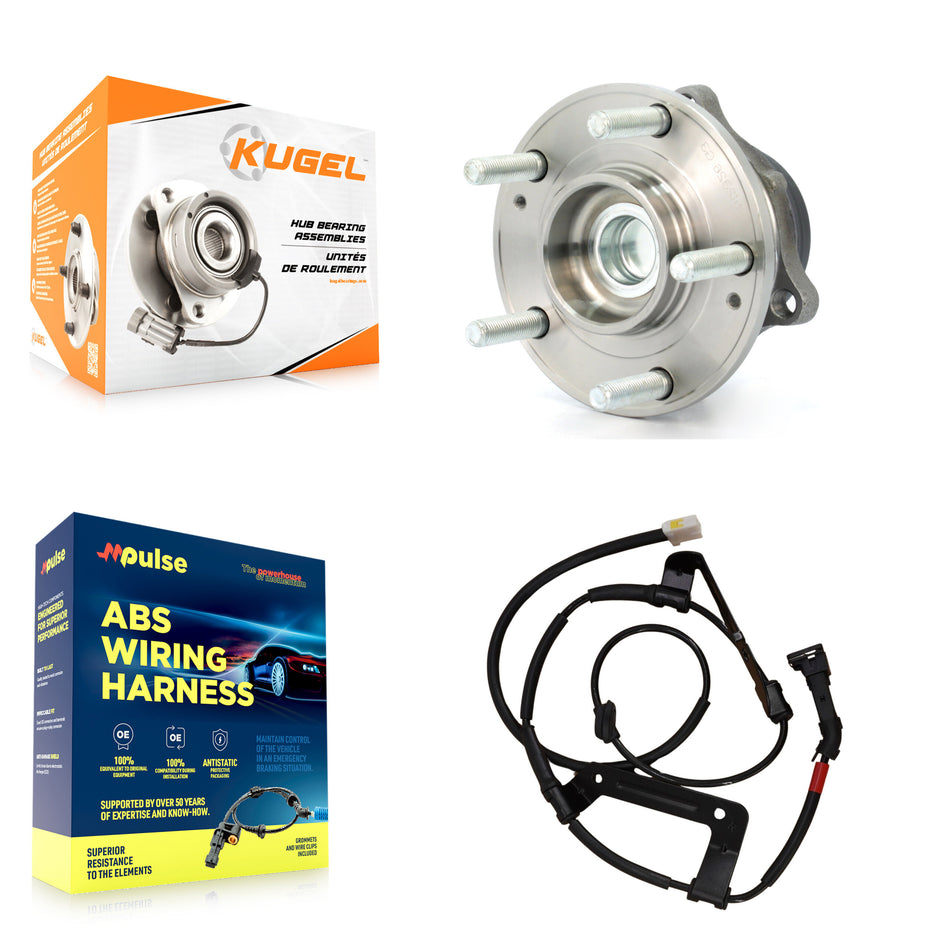 Rear Wheel Hub Bearing And Extra ABS Sensor Kit For Kia Sorento Hyundai Veracruz K7S-100616