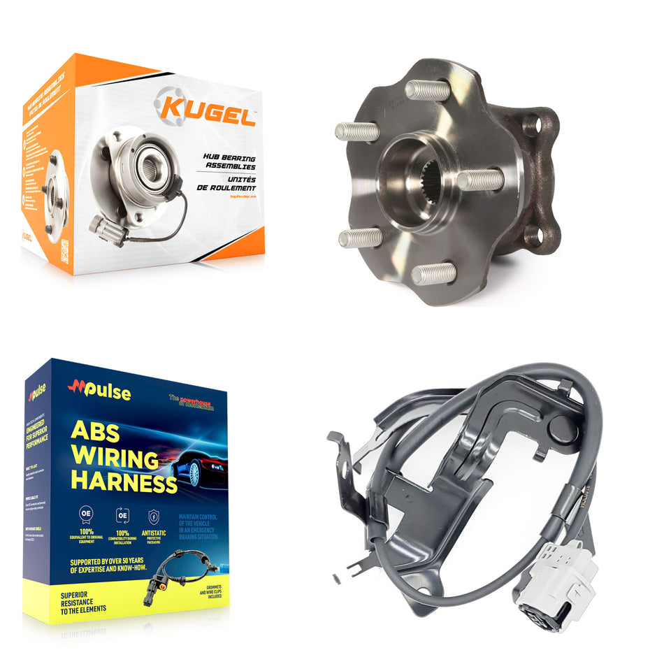 Rear Wheel Hub Bearing And ABS Sensor Kit For 2014-2017 Toyota Highlander AWD with 2.7L K7S-100621
