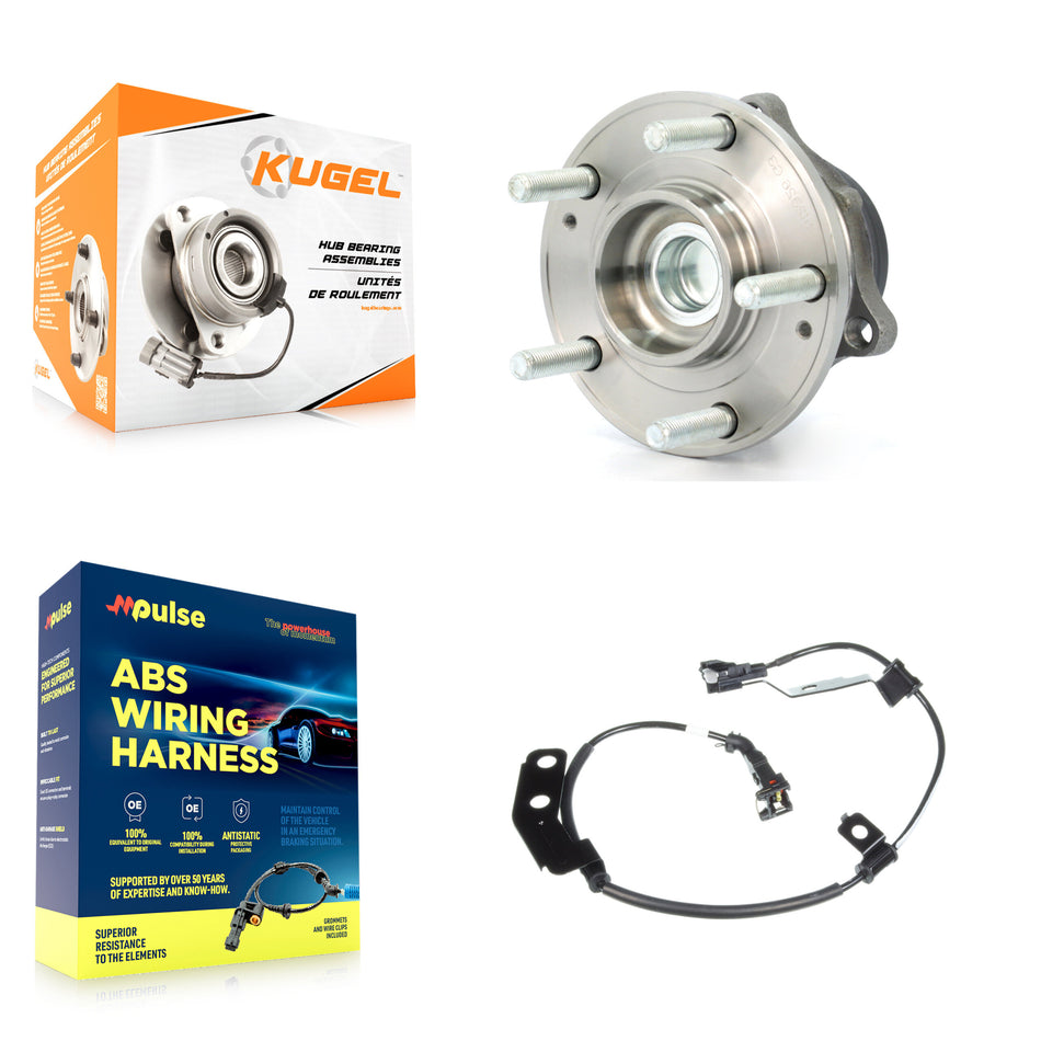 Rear Wheel Hub Bearing Extra ABS Sensor Kit For 2017 Hyundai Santa Fe Sport To 11 23 2016 K7S-100643