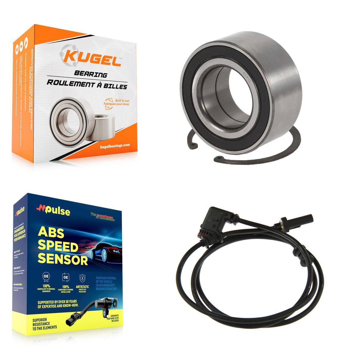Rear Wheel Bearing Sensor Kit For Mercedes-Benz C230 C240 CLK350 CLK320 C320 CLK500 C280 K7S-100657