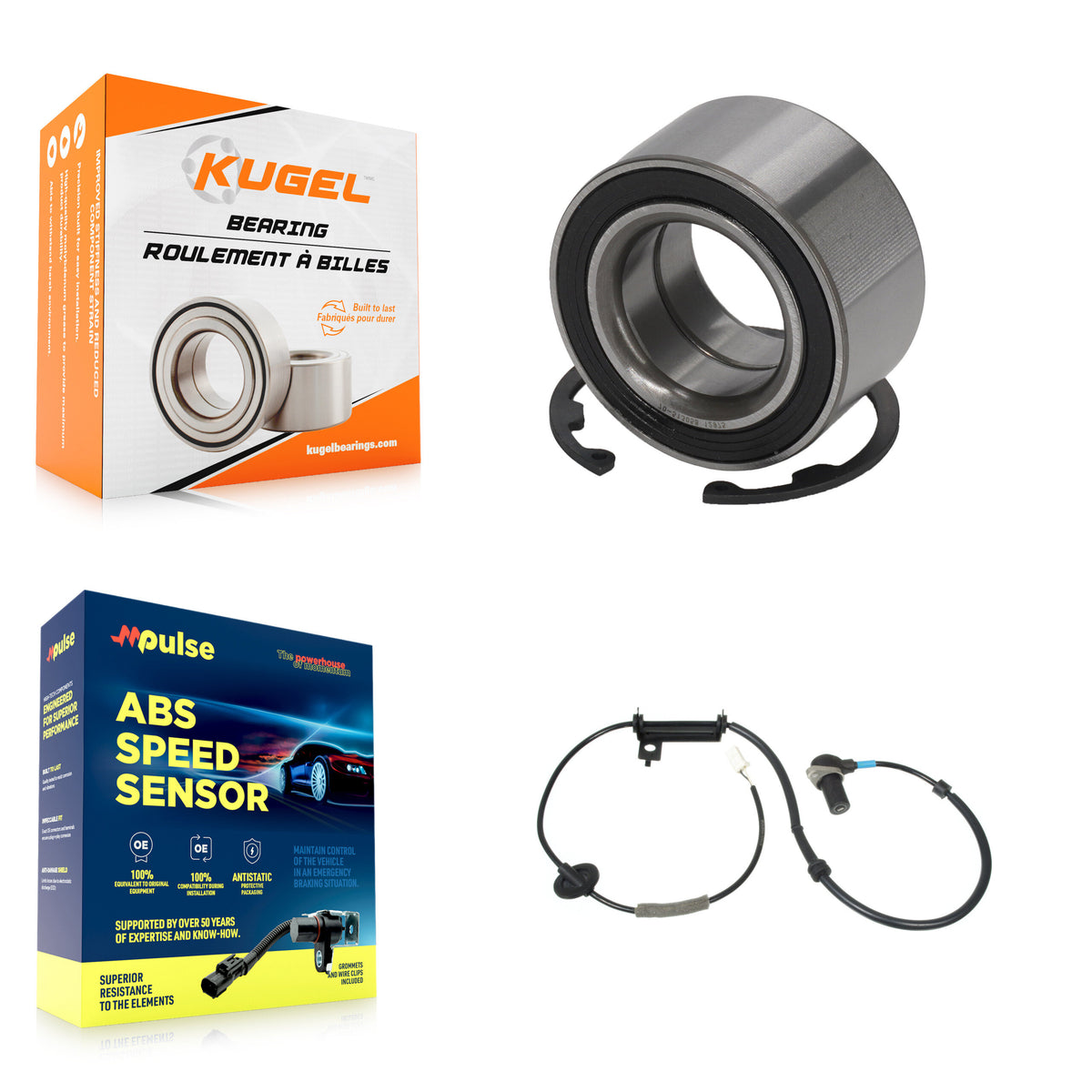 Rear Wheel Bearing And ABS Sensor Kit For Hyundai Santa Fe with Harness K7S-100662