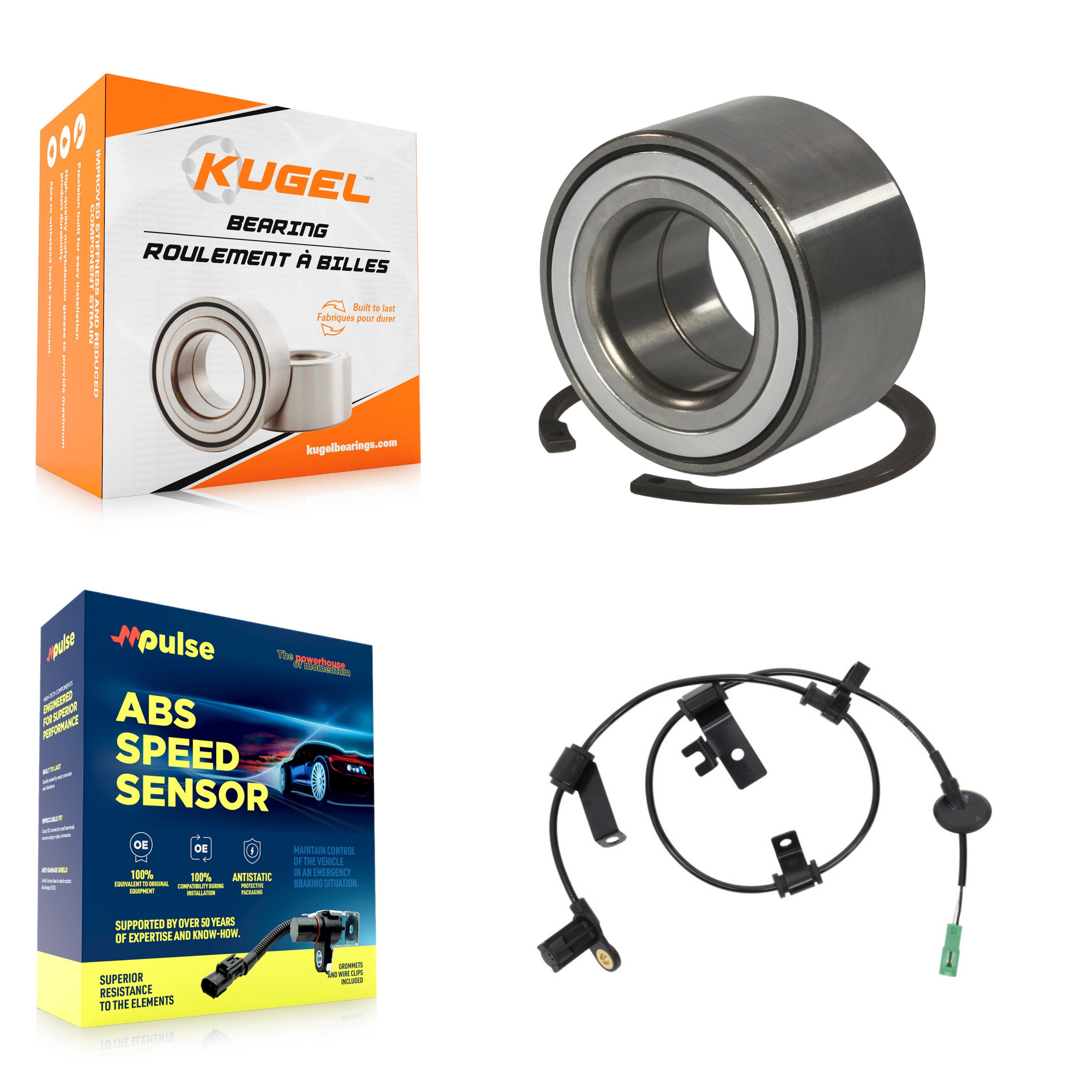 Rear Wheel Bearing And ABS Sensor Kit For Ford Escape Mazda Tribute Mercury Mariner K7S-100668