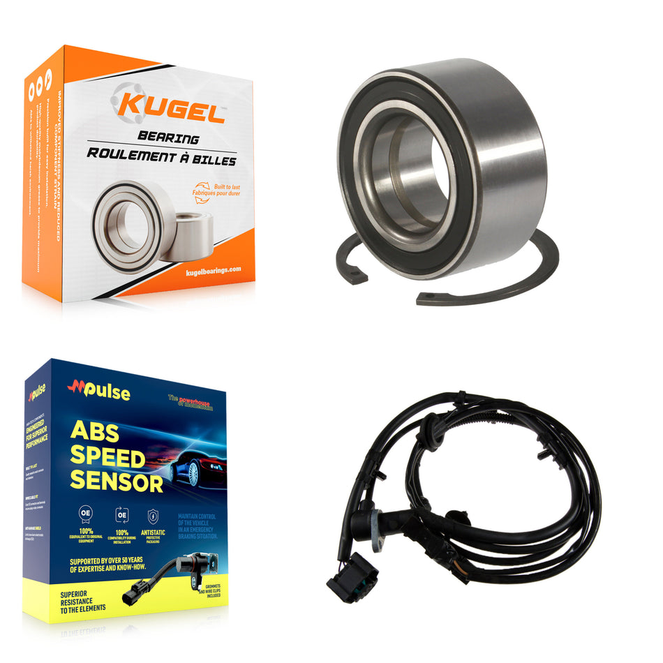 Rear Wheel Bearing And ABS Sensor Kit For Audi A4 Quattro K7S-100675