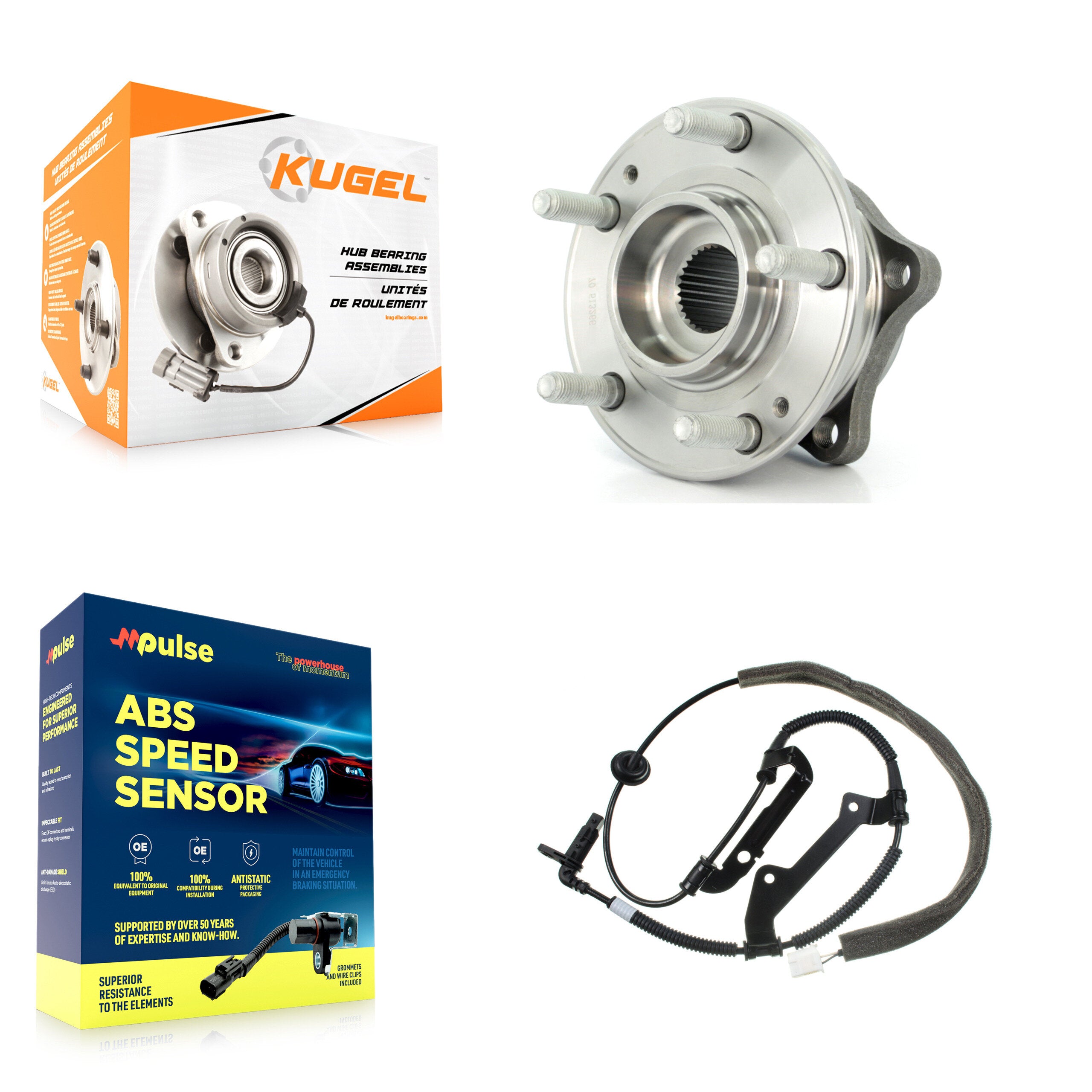 Rear Wheel Hub Bearing And ABS Sensor Kit For Hyundai Santa Fe K7S-100702
