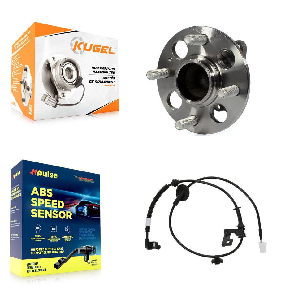 Rear Wheel Hub Bearing Sensor Kit For 2012-2013 Hyundai Accent To 06 14 2012 with Harness K7S-100709