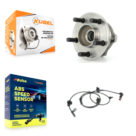 Rear Wheel Hub Bearing ABS Sensor Kit For Chrysler 300 Dodge Charger Magnum with Harness K7S-100722