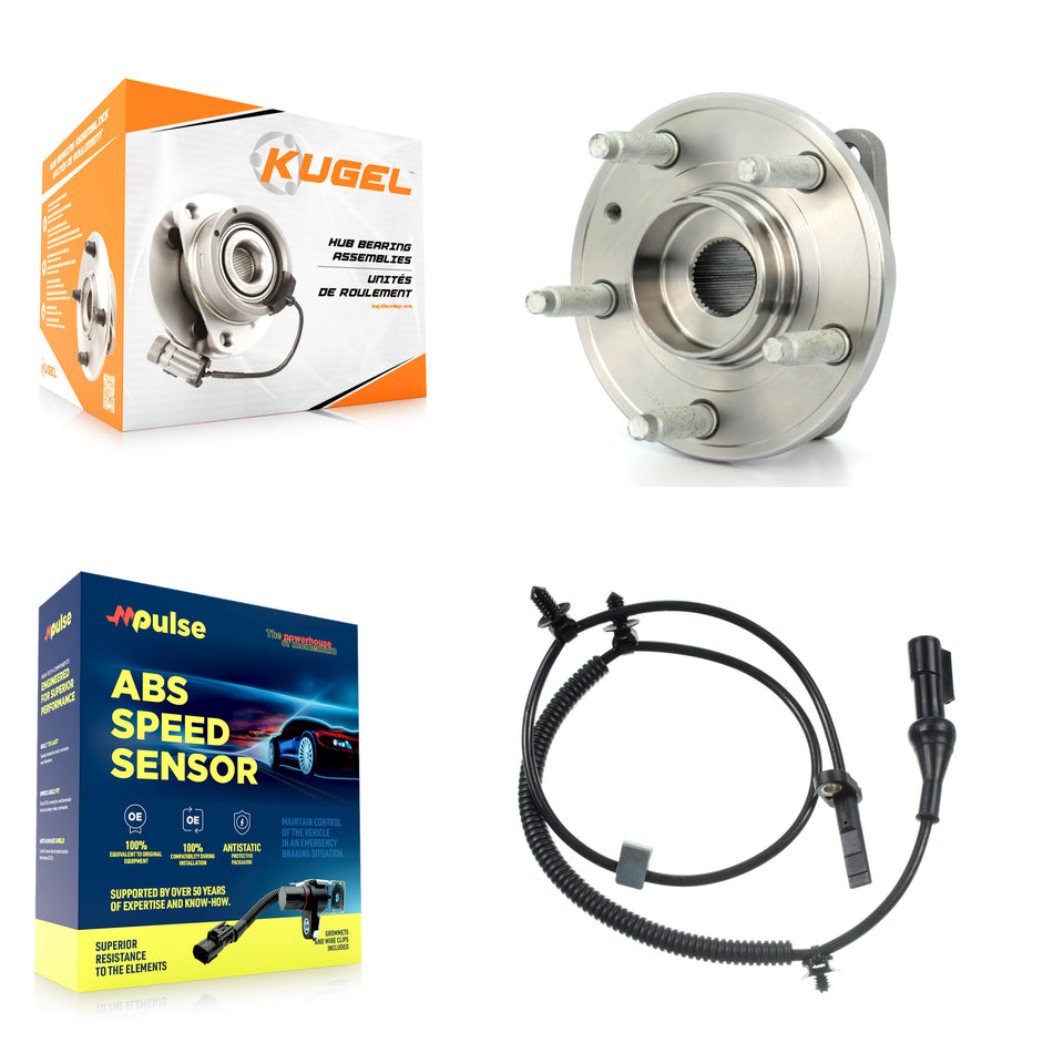 Rear Wheel Hub Bearing & Sensor Kit For Ford Five Hundred Freestyle Taurus Mercury Sable K7S-100730