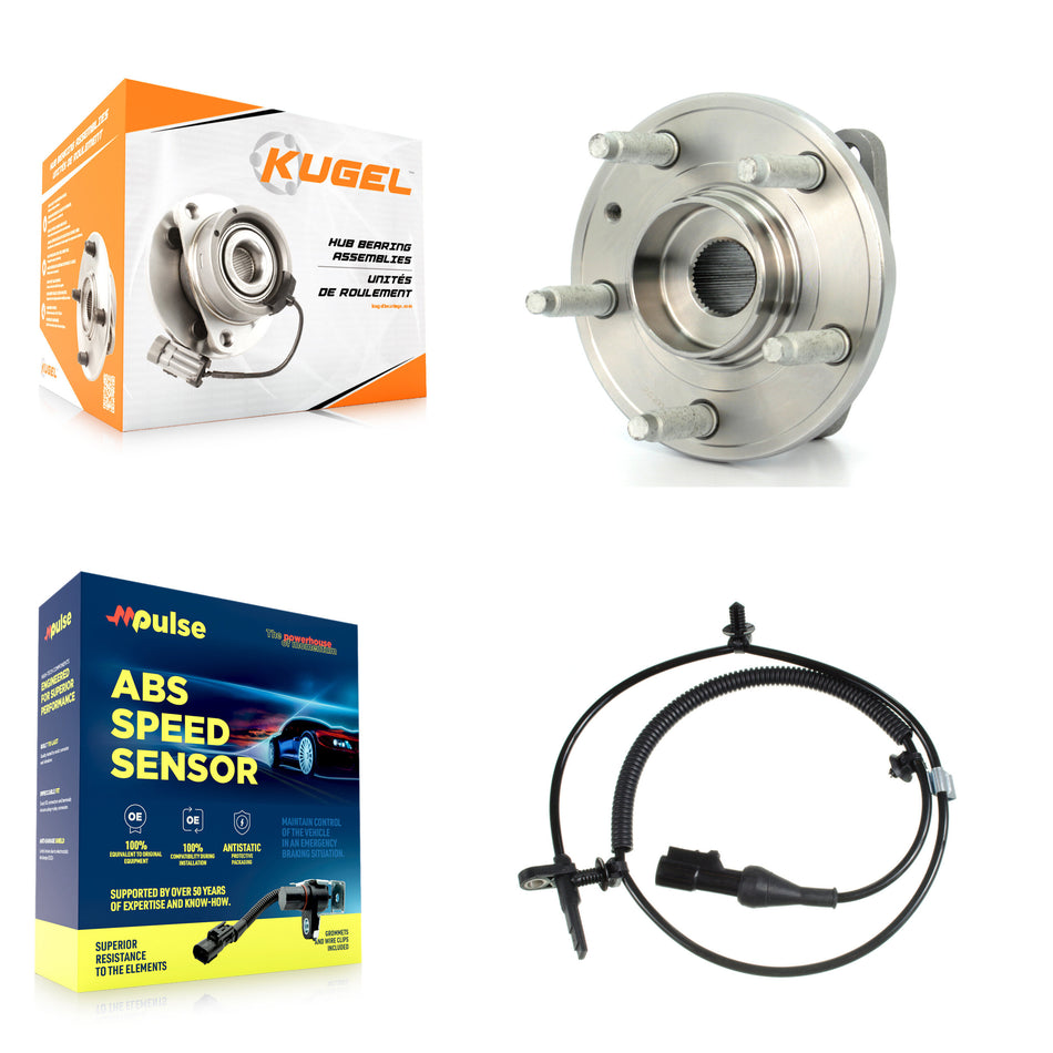 Rear Wheel Hub Bearing & Sensor Kit For 2008-2009 Ford Taurus X AWD with 3.5L 4-Wheel ABS K7S-100731