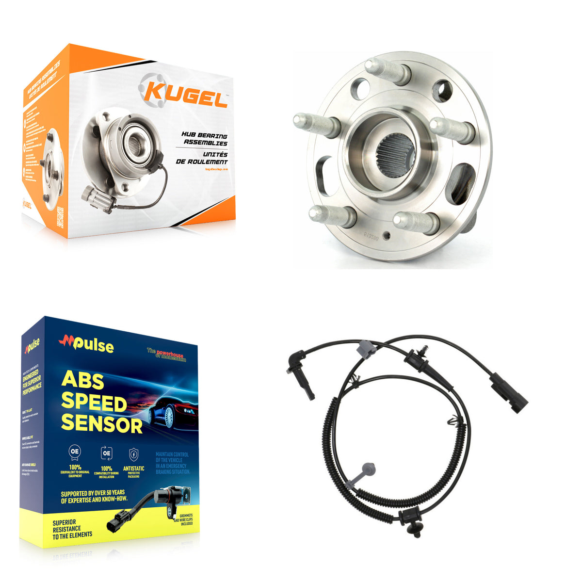 Rear Wheel Hub Bearing And ABS Sensor Kit For Buick LaCrosse Regal K7S-100737