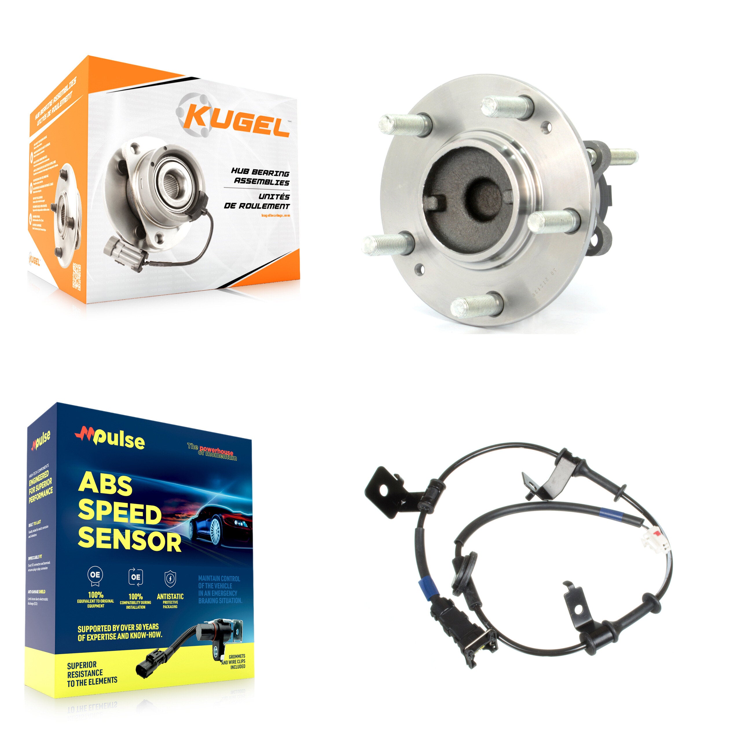 Rear Wheel Hub Bearing And Extra ABS Sensor Kit For Kia Forte Koup Forte5 K7S-100751