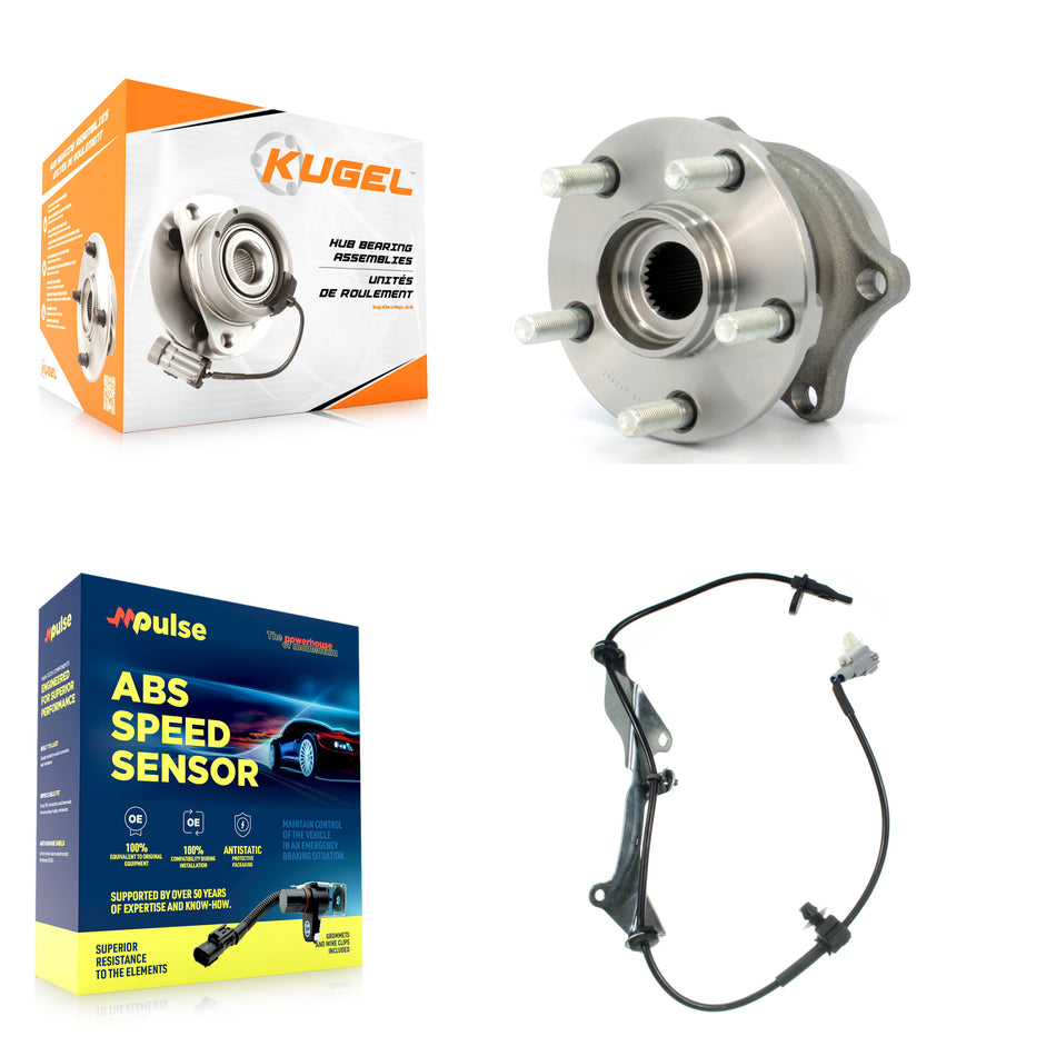 Rear Wheel Hub Bearing And ABS Sensor Kit For Subaru Outback 3.6L 2.5L with 4-Wheel K7S-100754