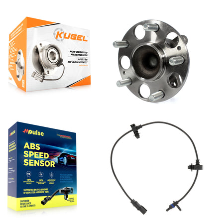 Rear Wheel Hub Bearing And ABS Sensor Kit For Honda Civic with Harness K7S-100756