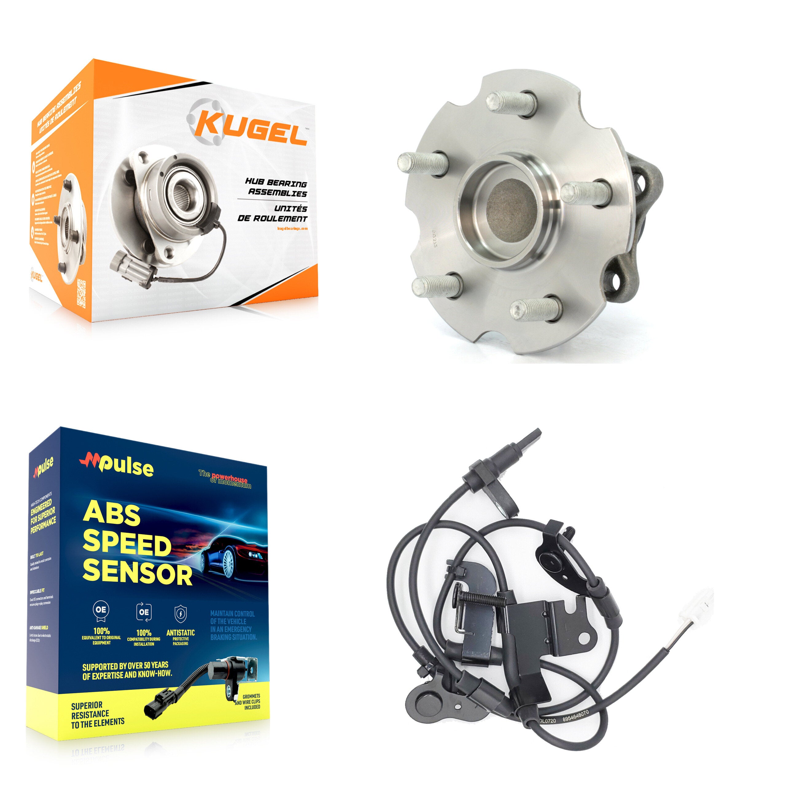 Rear Wheel Hub Bearing And Extra ABS Sensor Kit For Lexus NX200t NX300 NX300h K7S-100760