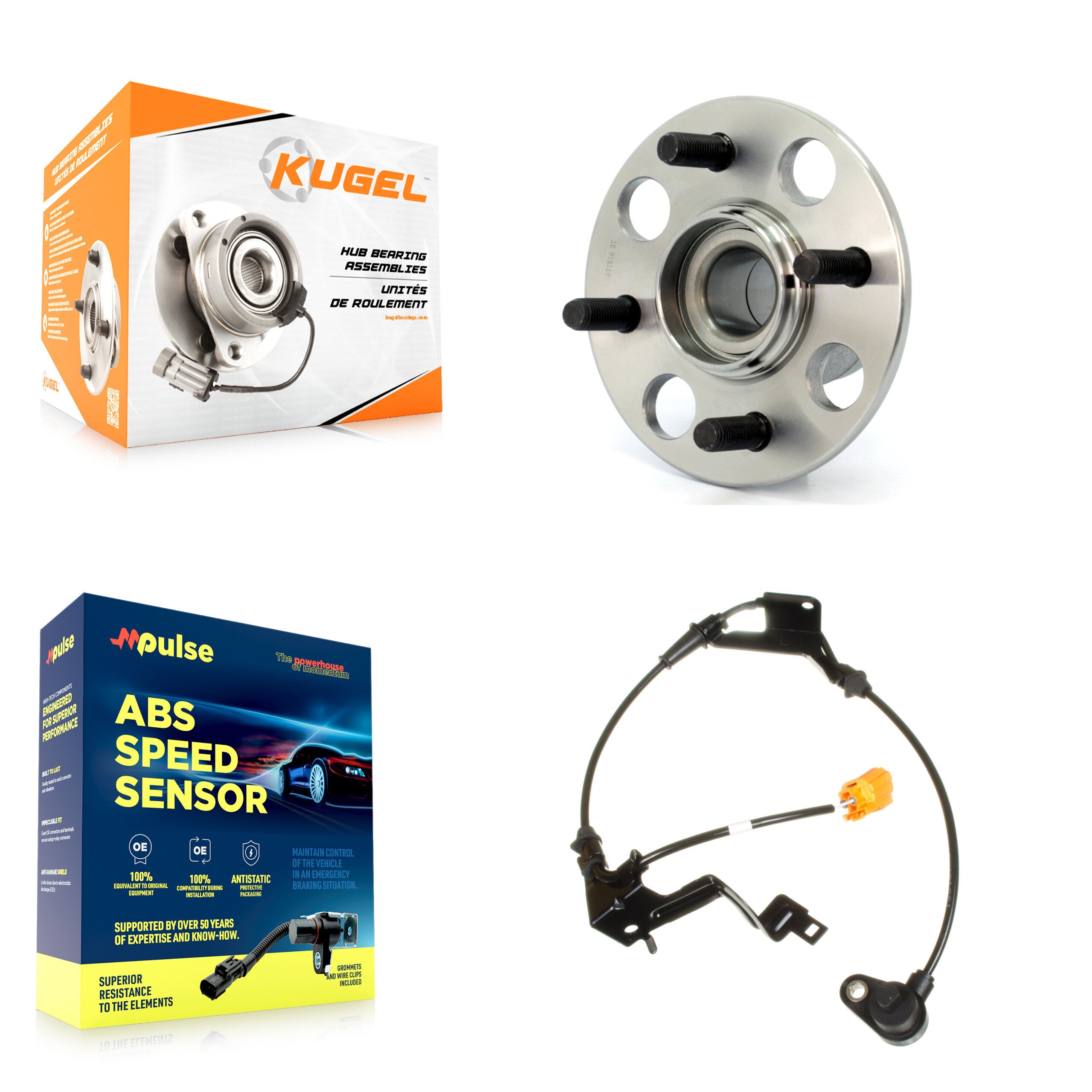 Rear Wheel Hub Bearing And ABS Sensor Kit For Honda Civic K7S-100765