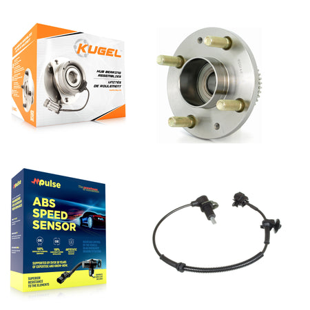 Rear Wheel Hub Bearing & ABS Sensor Kit For 2005-2006 Pontiac Wave 1.6L with 4-Wheel K7S-100782