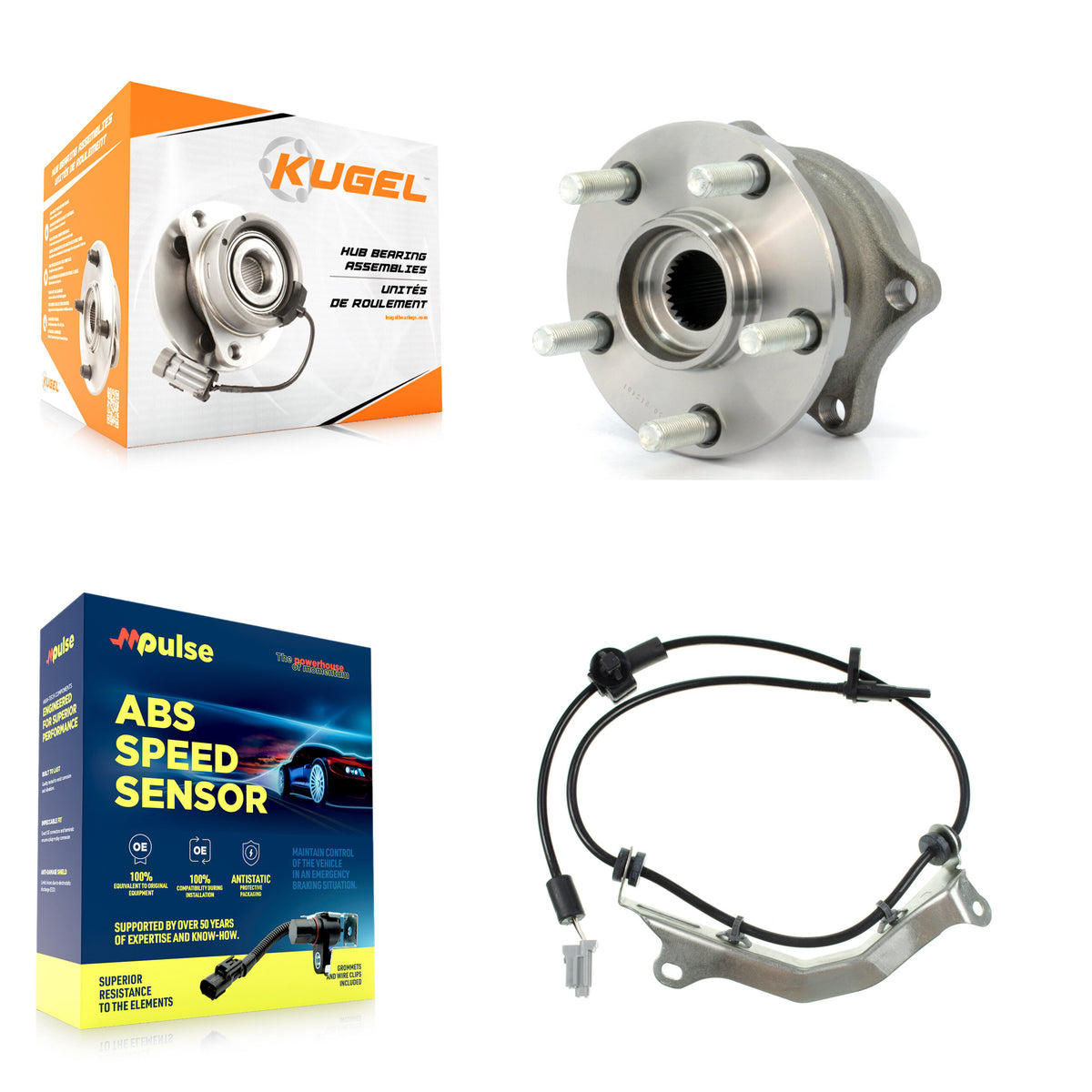 Rear Wheel Hub Bearing And ABS Sensor Kit For Subaru Impreza WRX STI K7S-100822