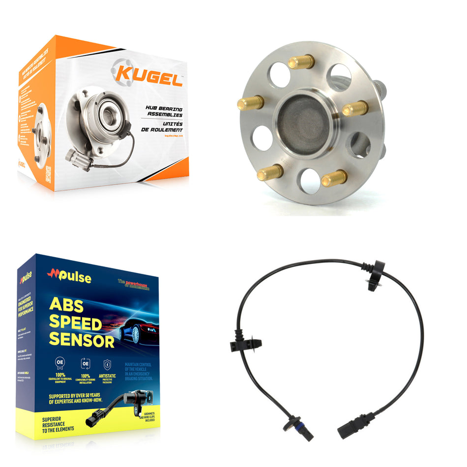 Rear Wheel Hub Bearing And ABS Sensor Kit For 2012 Honda Civic GX with 1.8L 4-Wheel K7S-100827