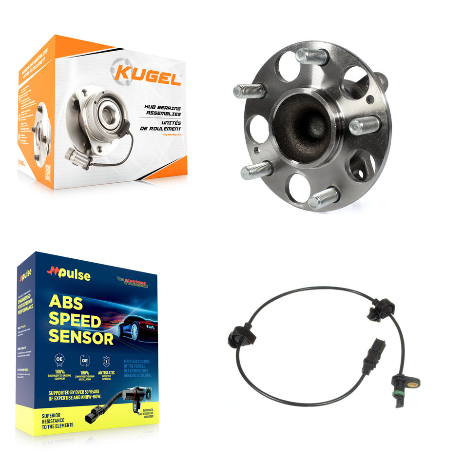 Rear Wheel Hub Bearing And ABS Sensor Kit For Honda Civic Built in Japan with Harness K7S-100829