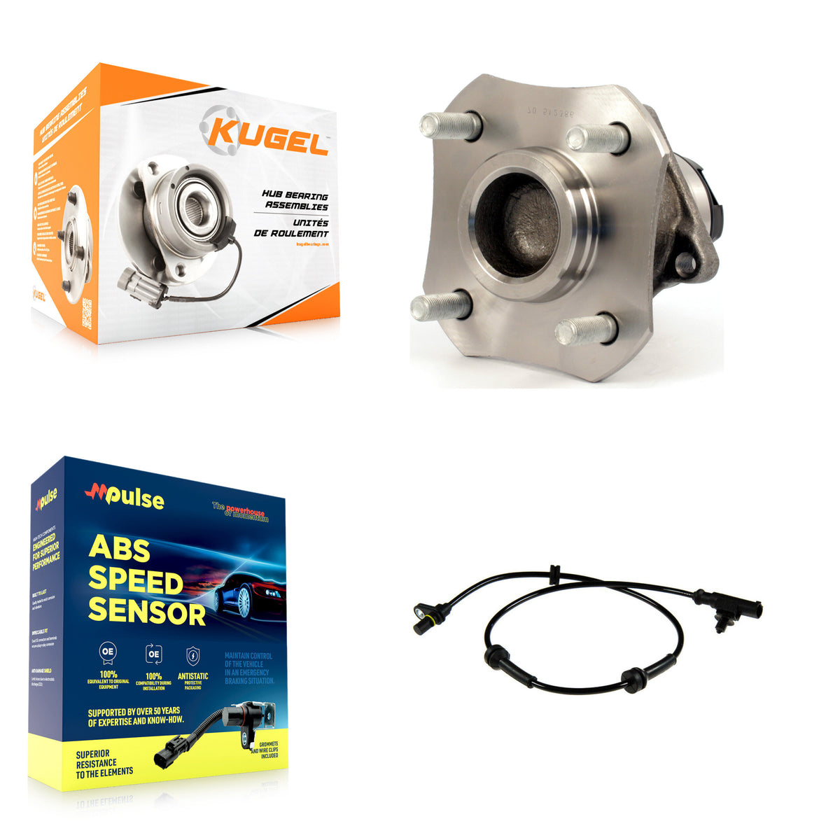 Rear Wheel Hub Bearing And ABS Sensor Kit For Nissan Versa with Harness K7S-100838