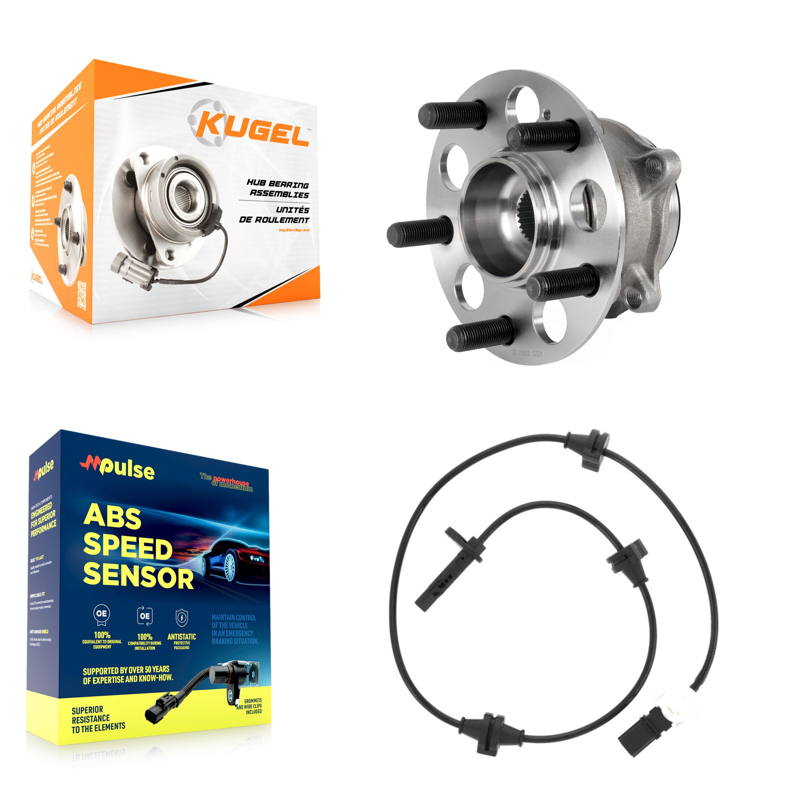 Rear Wheel Hub Bearing And ABS Sensor Kit For Honda Pilot Passport K7S-100842