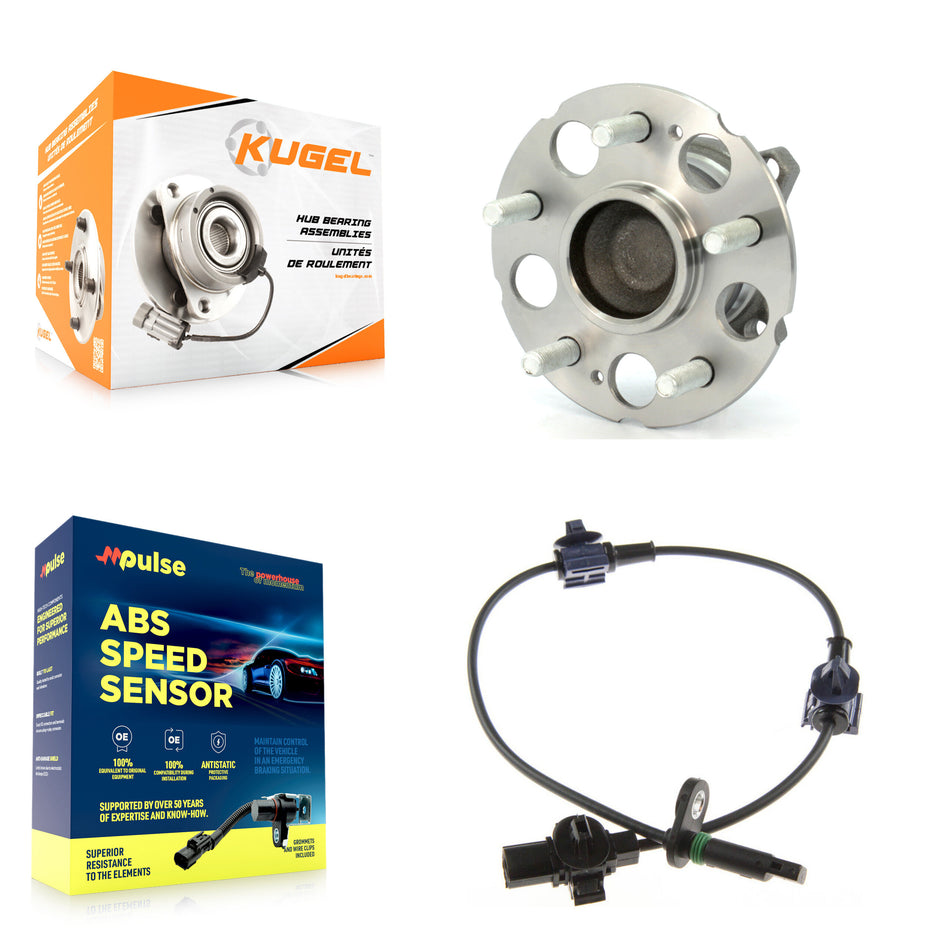 Rear Wheel Hub Bearing ABS Sensor Kit For 2007-2011 Honda CR-V FWD with 2.4L 4-Wheel K7S-100849