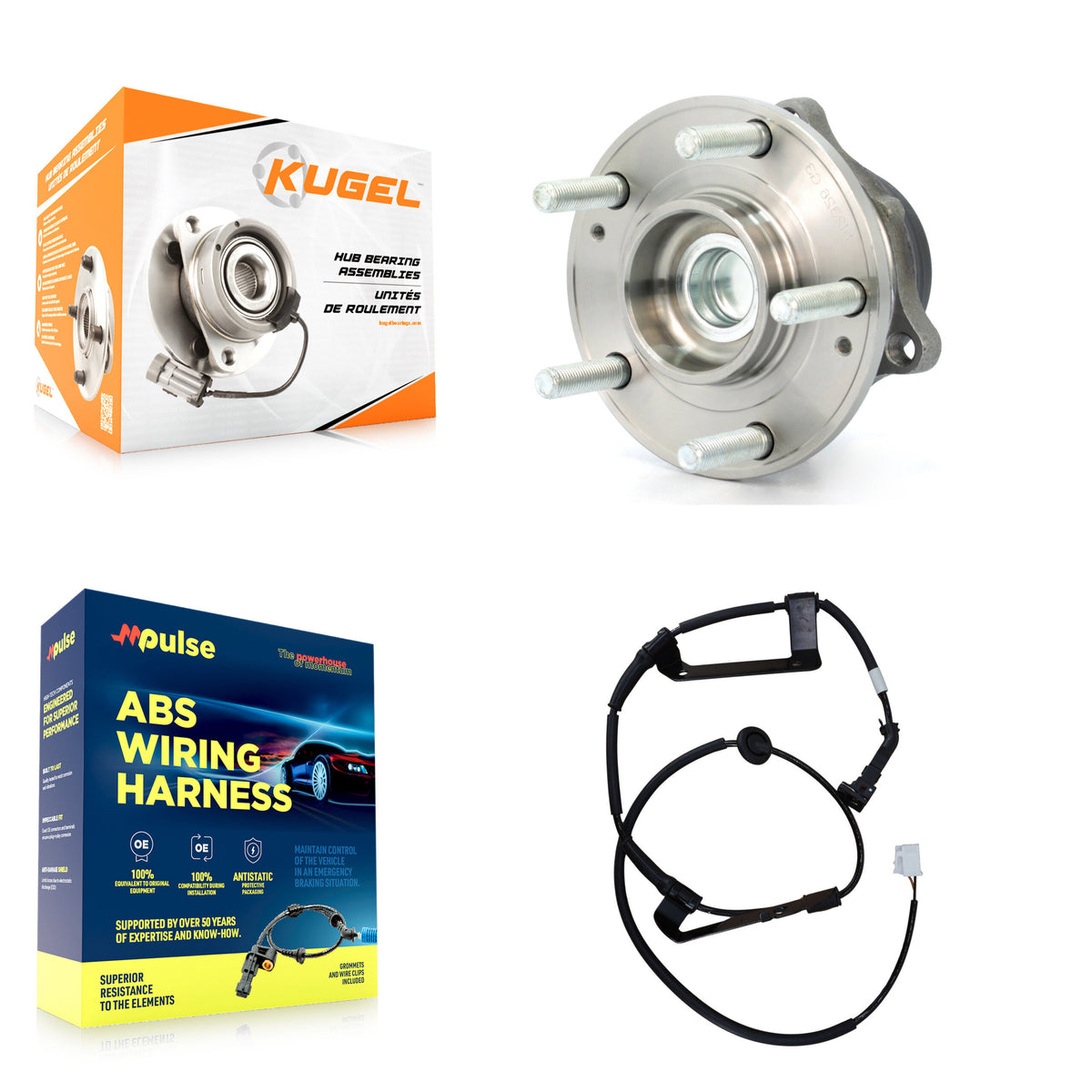 Rear Wheel Hub Bearing And Extra ABS Sensor Kit For Kia Sorento Hyundai Veracruz K7S-100938