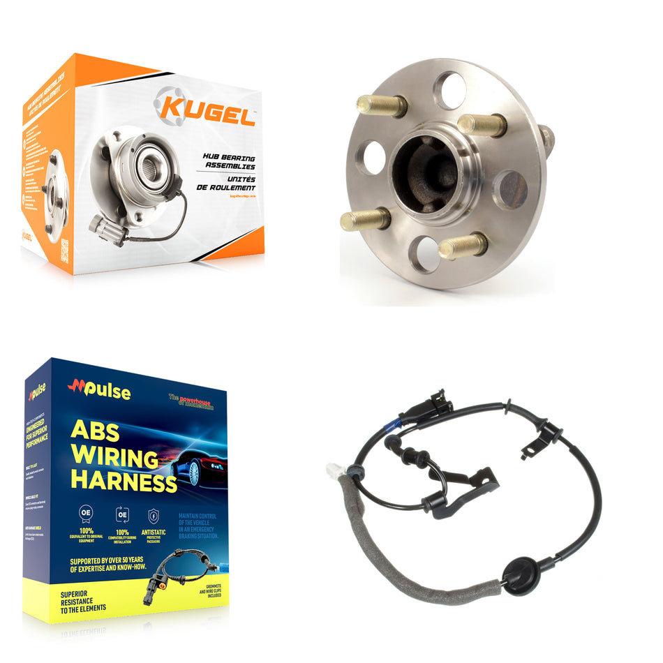 Rear Wheel Hub Bearing And ABS Sensor Kit For 2006-2011 Hyundai Accent Non-ABS K7S-100956