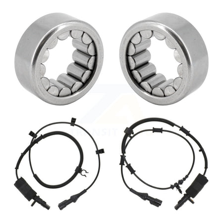 Rear Wheel Bearing ABS Sensor Kit For Ford E-150 4.6L 5.4L with 4-Wheel Harness K7S-100971