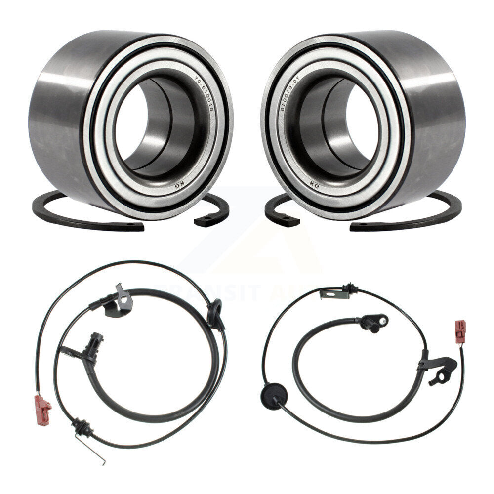 Rear Wheel Bearing ABS Sensor Kit For Ford Fusion Lincoln MKZ Mercury Milan with Harness K7S-100977