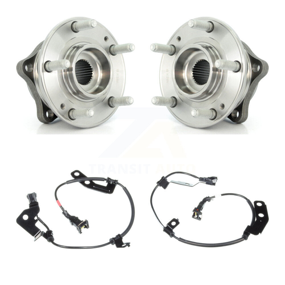 Rear Wheel Hub Bearing Sensor Kit For 16 Hyundai Santa Fe Sport AWD with 2.4L 4-Wheel ABS K7S-101275
