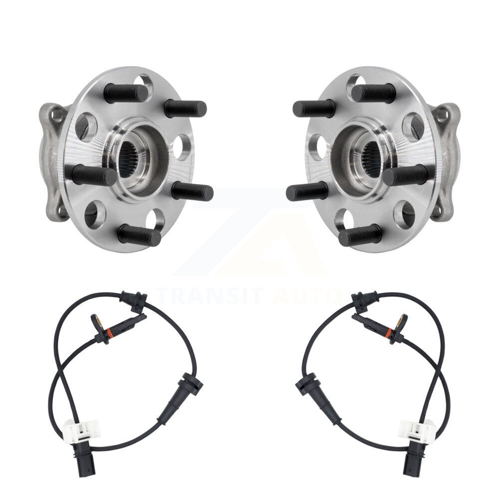 Rear Wheel Hub Bearing ABS Sensor Kit For Acura TL AWD with 3.7L 4-Wheel Harness K7S-101359