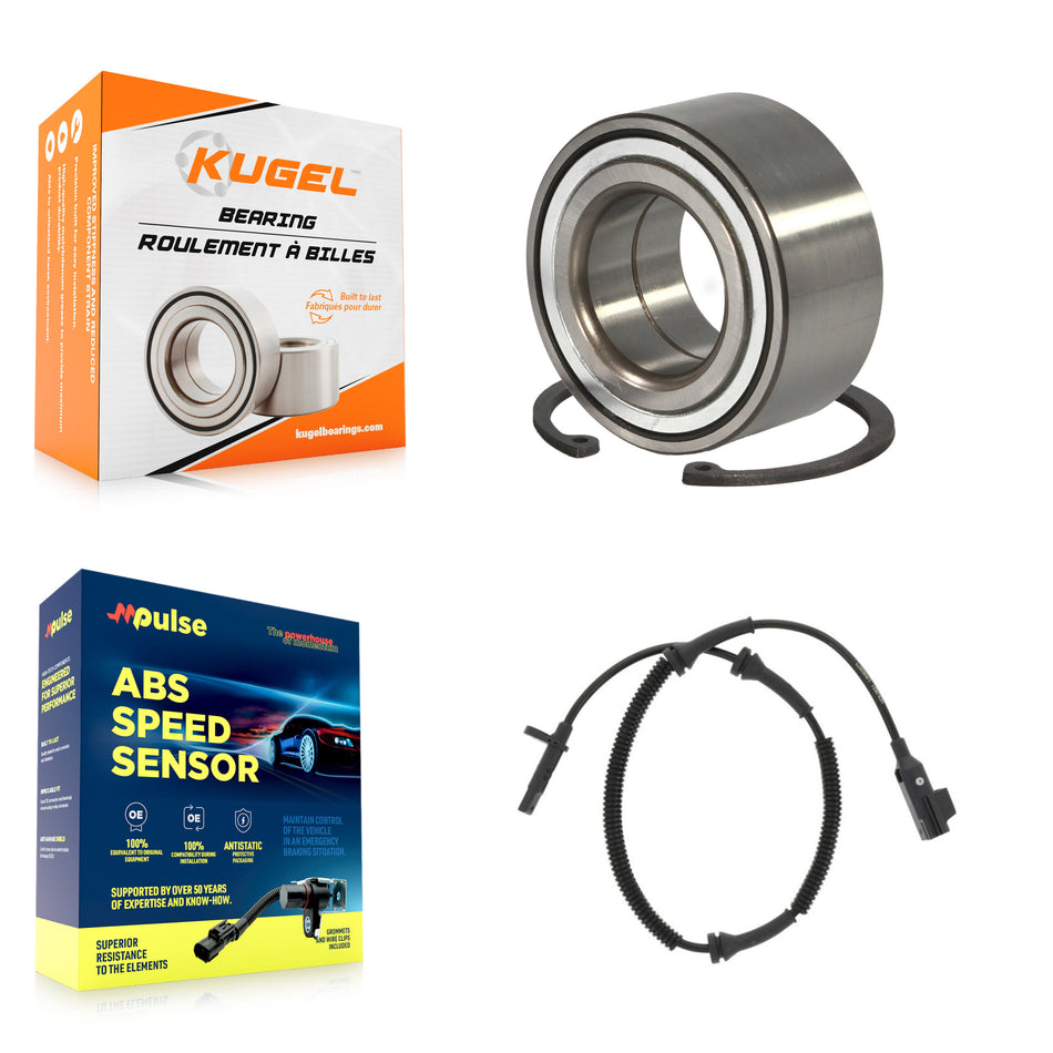 Rear Wheel Bearing Sensor Kit For 15-17 Land Rover Discovery Sport 2.0L with 4-Wheel ABS K7S-101484
