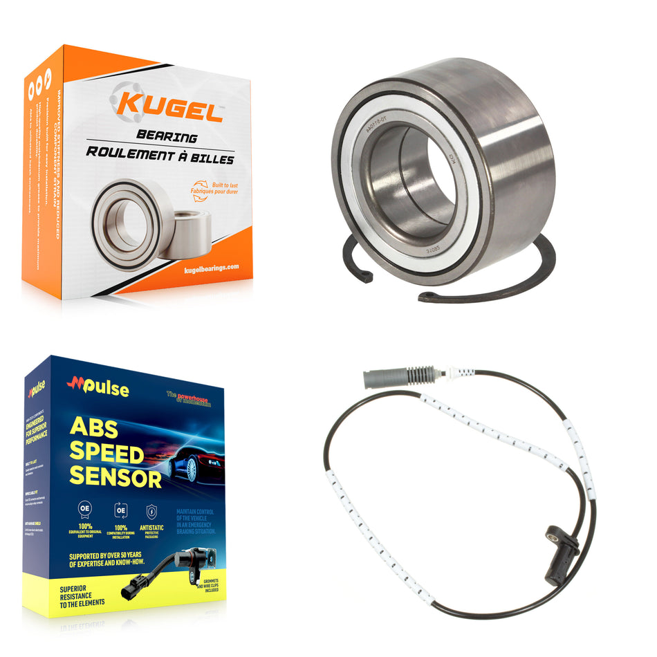 Rear Wheel Bearing Sensor Kit For 07-11 BMW 328i Convertible/Wagon with 3.0L 4-Wheel ABS K7S-101495