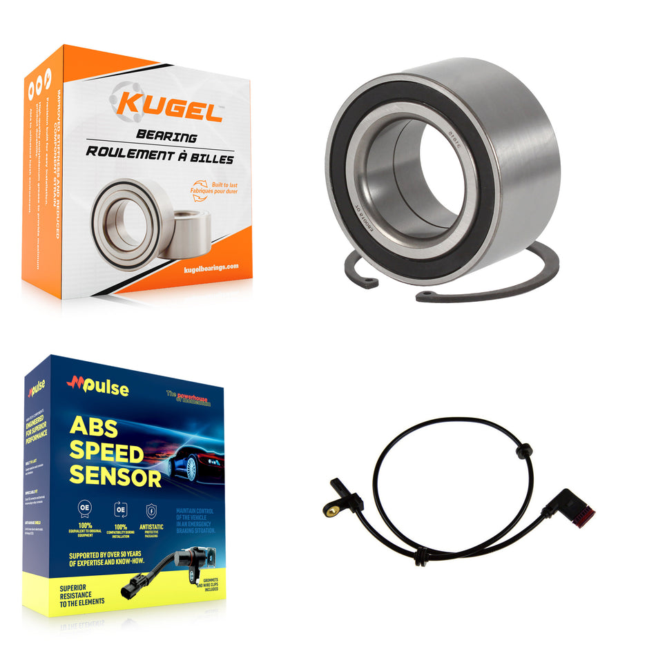 Rear Wheel Bearing And ABS Sensor Kit For Mercedes-Benz CL63 AMG CL600 with Harness K7S-101500