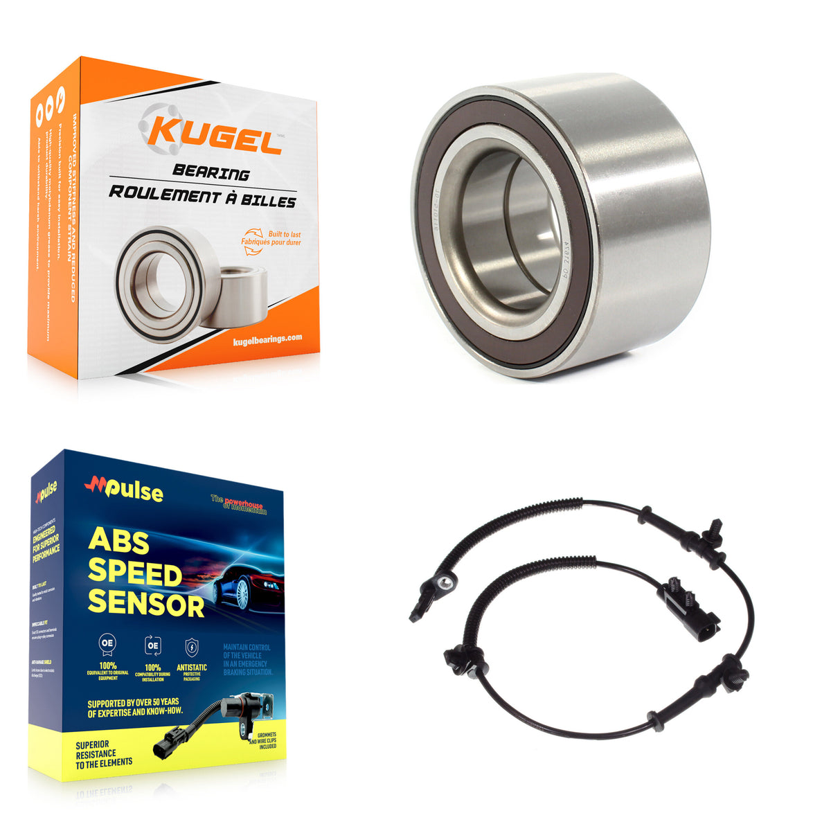 Rear Wheel Bearing And ABS Sensor Kit For Jeep Grand Cherokee Dodge Durango WK K7S-101514