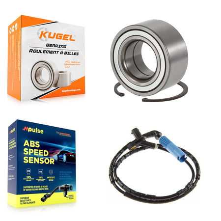 Rear Wheel Bearing & Sensor Kit For 06-08 BMW Z4 3.2L 3.0L with 4-Wheel ABS Harness K7S-101521