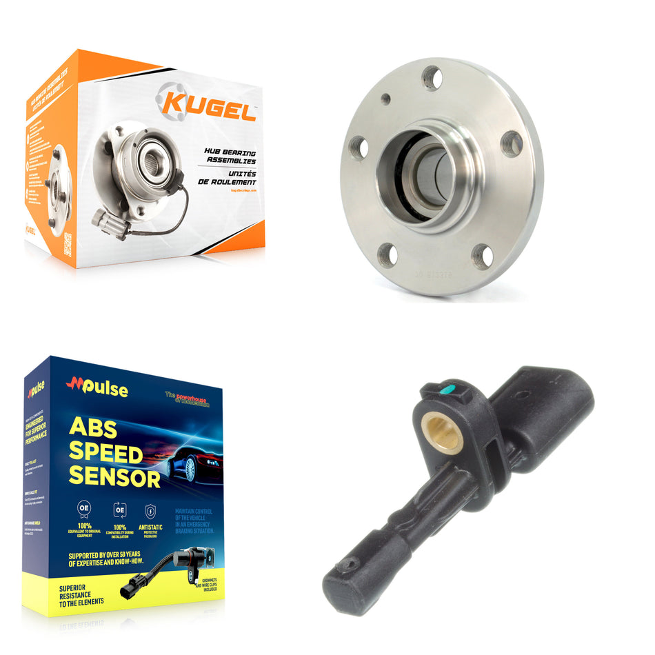 Rear Wheel Hub Bearing & Sensor Kit For Volkswagen Golf With 32mm Inside Diameter K7S-101532