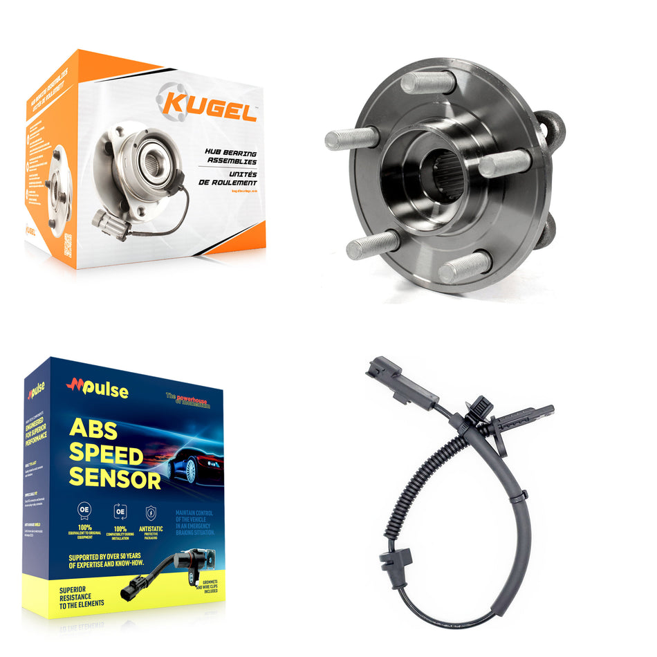 Rear Wheel Hub Bearing And ABS Sensor Kit For Ford Fusion Lincoln MKZ K7S-101553